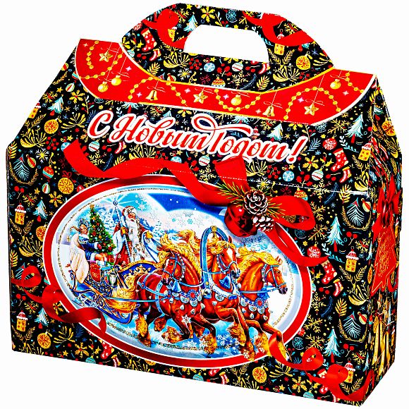 Сладкий новогодний подарок Чемоданчик В Гостях у Сказки Премиум