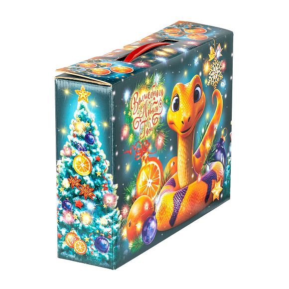 Сладкий новогодний подарок Чемоданчик Апельсинка